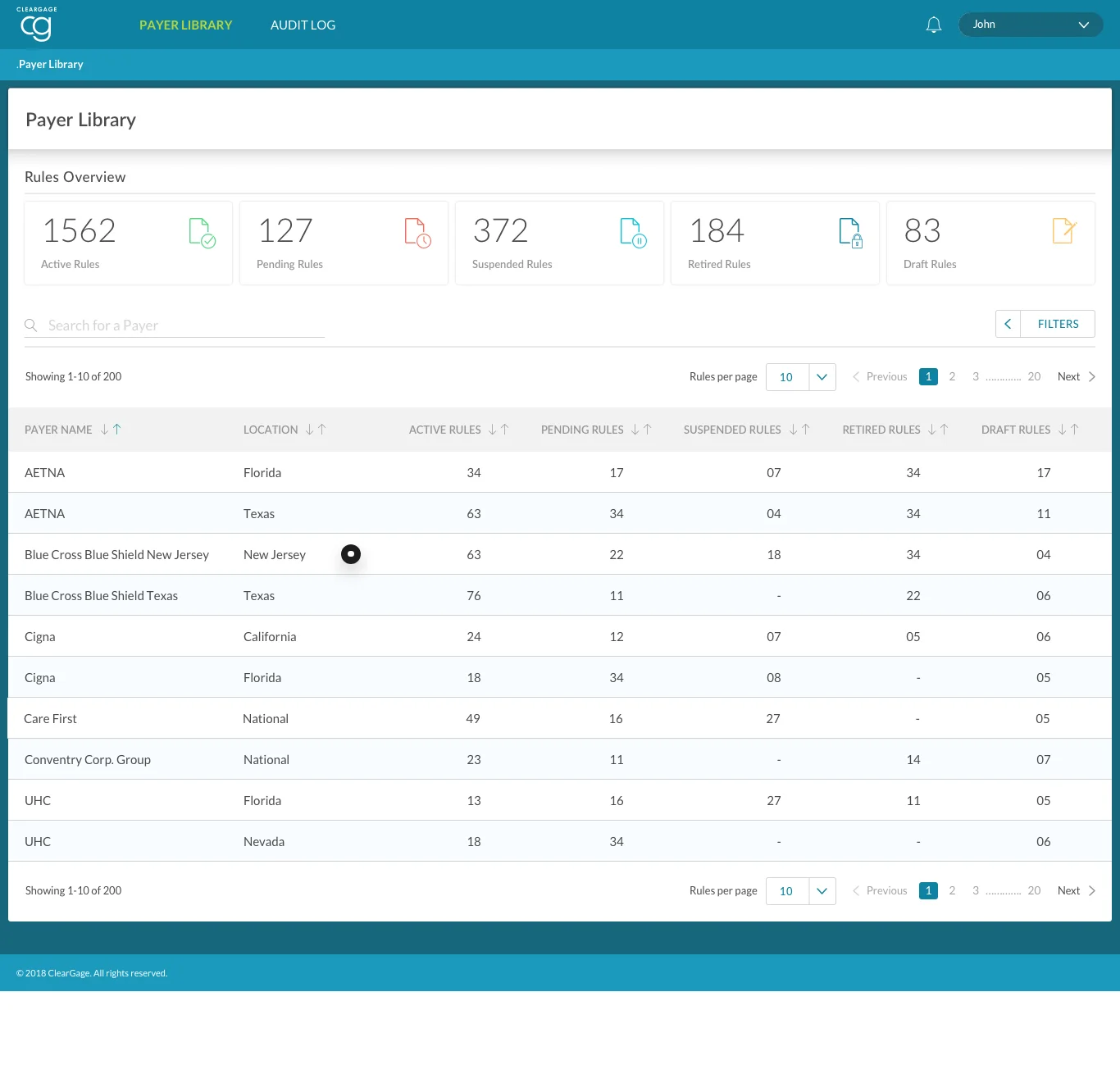 ClearCalc prototype screen